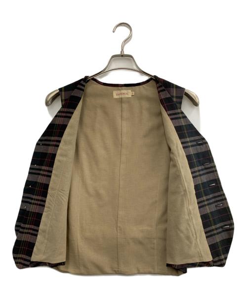 SOUTIENCOL（スティアンコル）SOUTIENCOL (スティアンコル) ベスト パープル サイズ:3の古着・服飾アイテム