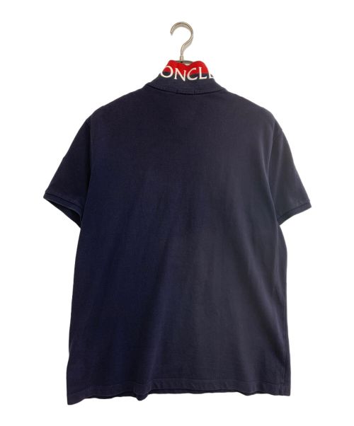 MONCLER（モンクレール）MONCLER (モンクレール) ポロシャツ ネイビー サイズ:2XLの古着・服飾アイテム