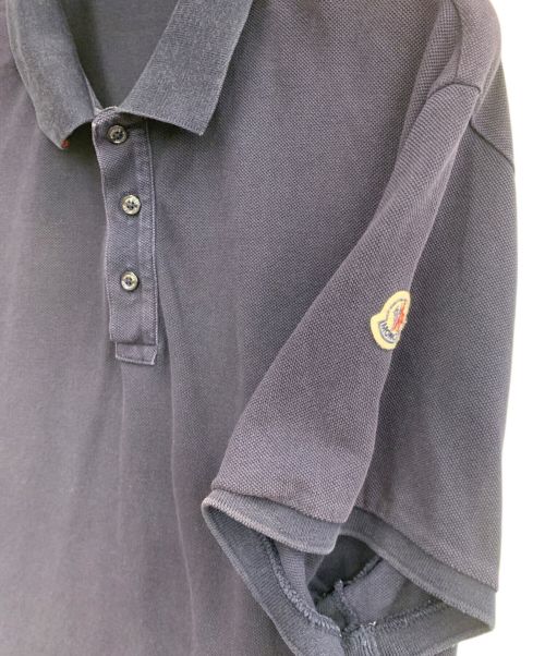 MONCLER（モンクレール）MONCLER (モンクレール) ポロシャツ ネイビー サイズ:2XLの古着・服飾アイテム