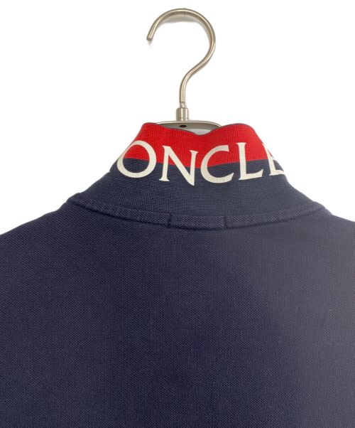 MONCLER（モンクレール）MONCLER (モンクレール) ポロシャツ ネイビー サイズ:2XLの古着・服飾アイテム
