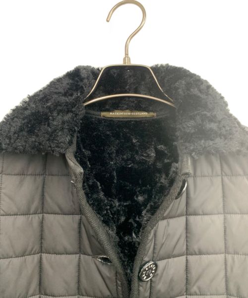 MACKINTOSH（マッキントッシュ）MACKINTOSH (マッキントッシュ) キルティング裏ボアジャケット ブラック サイズ:32の古着・服飾アイテム
