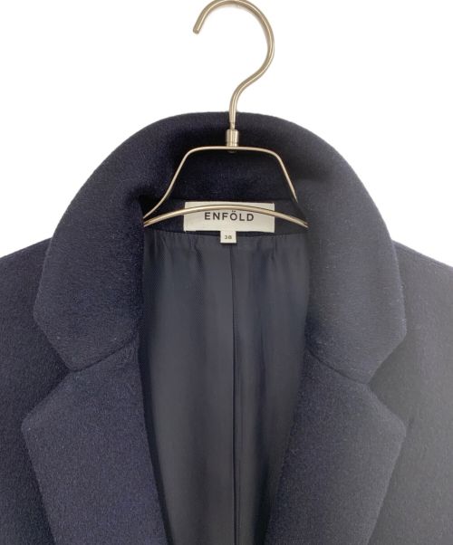 ENFOLD（エンフォルド）ENFOLD (エンフォルド) チェスターコート ネイビー サイズ:38の古着・服飾アイテム