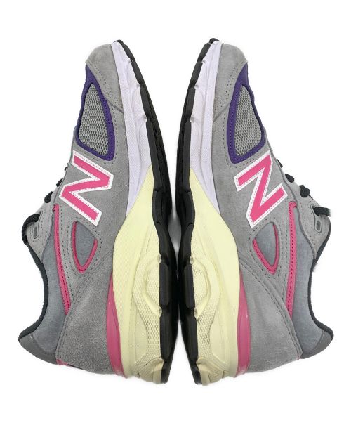 NEW BALANCE（ニューバランス）NEW BALANCE (ニューバランス) M990V4 ユナイテッド アローズ & サンズ グレー×ピンク サイズ:26.5cmの古着・服飾アイテム