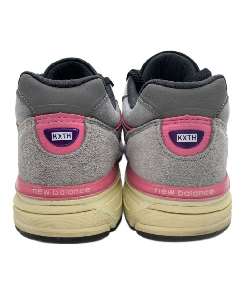 NEW BALANCE（ニューバランス）NEW BALANCE (ニューバランス) M990V4 ユナイテッド アローズ & サンズ グレー×ピンク サイズ:26.5cmの古着・服飾アイテム