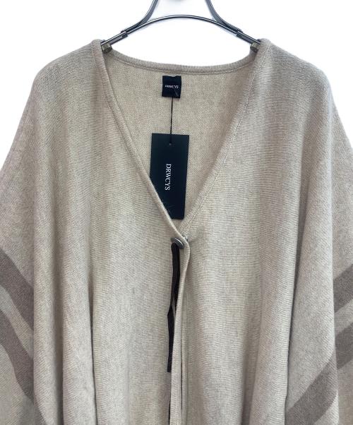 DRWCYS（ドロシーズ）DRWCYS (ドロシーズ) アンゴラ混フリンジニットポンチョ ベージュ サイズ:FREEの古着・服飾アイテム