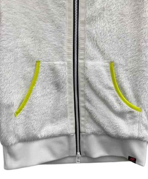 NEW BALANCE（ニューバランス）NEW BALANCE (ニューバランス) ゴルフウェア(ブルゾン) ホワイト×イエローの古着・服飾アイテム