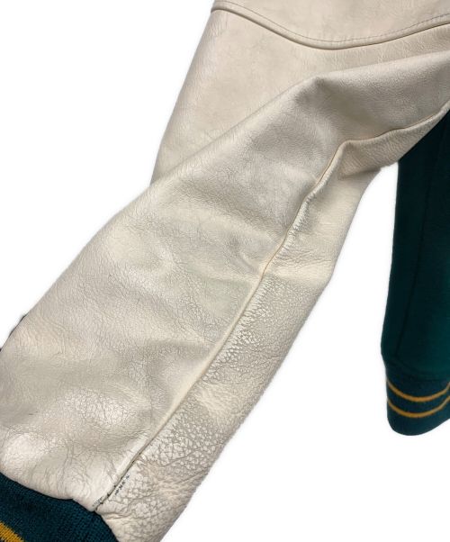 Duck Head（ダックヘッド）Duck Head (ダックヘッド) スタジャン グリーン×ホワイト サイズ:Lの古着・服飾アイテム