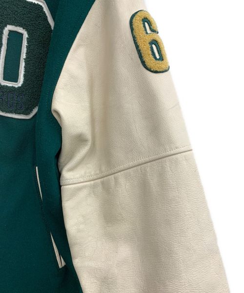 Duck Head（ダックヘッド）Duck Head (ダックヘッド) スタジャン グリーン×ホワイト サイズ:Lの古着・服飾アイテム