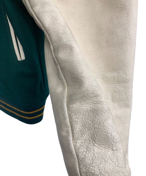 Duck Head（ダックヘッド）Duck Head (ダックヘッド) スタジャン グリーン×ホワイト サイズ:Lの古着・服飾アイテム