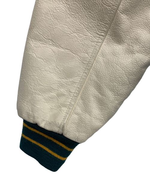 Duck Head（ダックヘッド）Duck Head (ダックヘッド) スタジャン グリーン×ホワイト サイズ:Lの古着・服飾アイテム