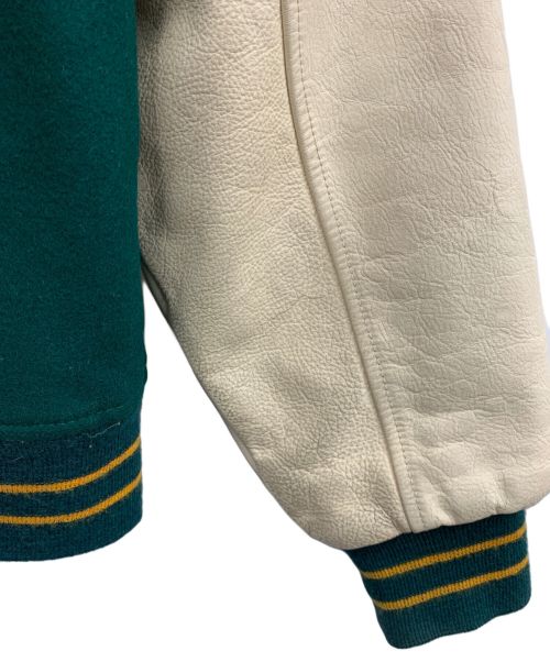 Duck Head（ダックヘッド）Duck Head (ダックヘッド) スタジャン グリーン×ホワイト サイズ:Lの古着・服飾アイテム