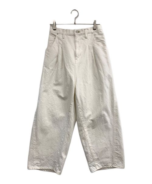 journal standard luxe（ジャーナルスタンダード ラックス）journal standard luxe (ジャーナルスタンダード リュクス) ワイドパンツ ホワイト サイズ:Mの古着・服飾アイテム