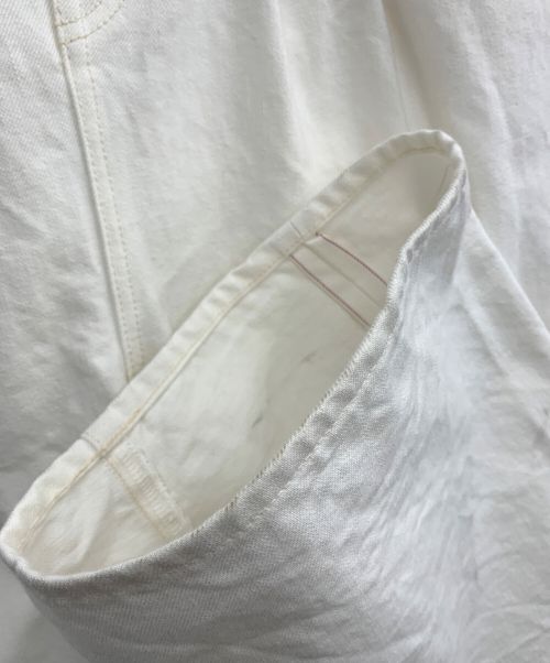 journal standard luxe（ジャーナルスタンダード ラックス）journal standard luxe (ジャーナルスタンダード リュクス) ワイドパンツ ホワイト サイズ:Mの古着・服飾アイテム