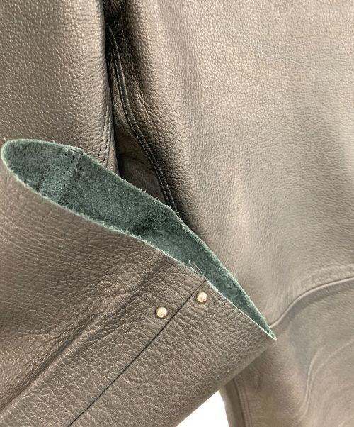 Acurica（Acurica）Acurica (Acurica) レザーパンツ ブラック サイズ:SIZE Lの古着・服飾アイテム
