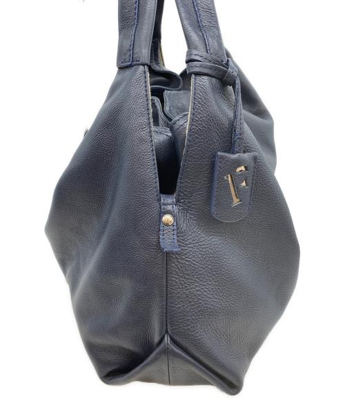 FURLA（フルラ）FURLA (フルラ) ハンドバッグ ネイビーの古着・服飾アイテム
