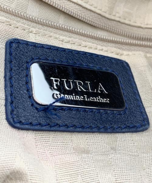 FURLA（フルラ）FURLA (フルラ) ハンドバッグ ネイビーの古着・服飾アイテム