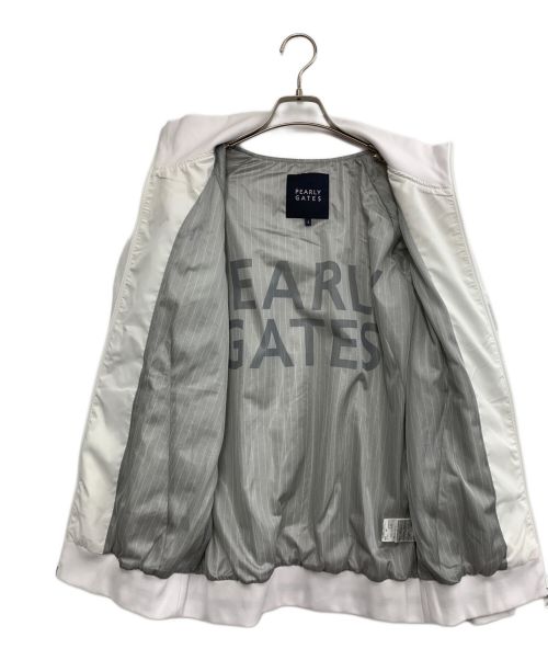 PEARLY GATES（パーリーゲイツ）PEARLY GATES (パーリーゲイツ) ナイロンジャケット ホワイト サイズ:Mの古着・服飾アイテム