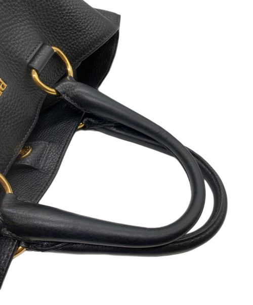 PRADA（プラダ）PRADA (プラダ) 2WAYトートバッグ ブラックの古着・服飾アイテム