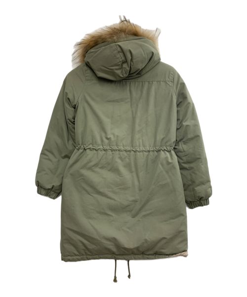 SLOBE IENA（スローブ イエナ）SLOBE IENA (スローブ イエナ) リバーシブルダウンコート カーキ×アイボリー サイズ:不明の古着・服飾アイテム