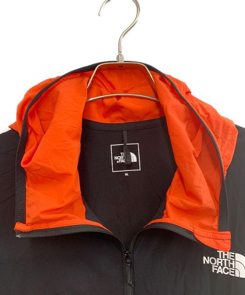 THE NORTH FACE（ザ ノース フェイス）THE NORTH FACE (ザ ノース フェイス) エニータイムウィンドフーディ レッド×ブラック サイズ:XLの古着・服飾アイテム