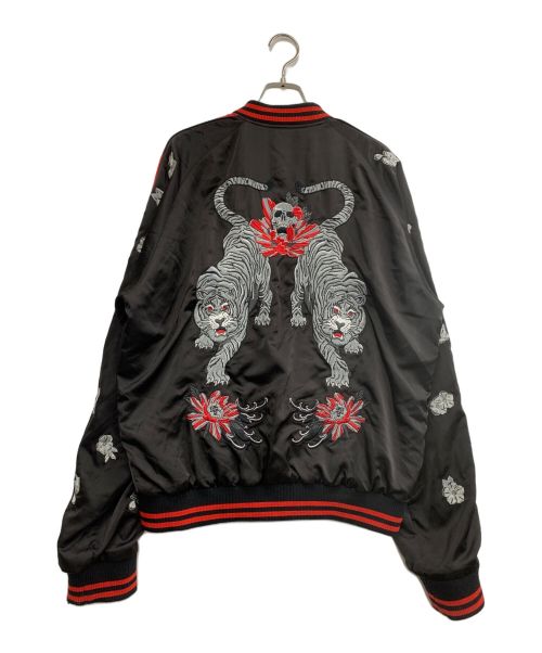 DIESEL（ディーゼル）DIESEL (ディーゼル) スカジャン ブラック サイズ:XLの古着・服飾アイテム