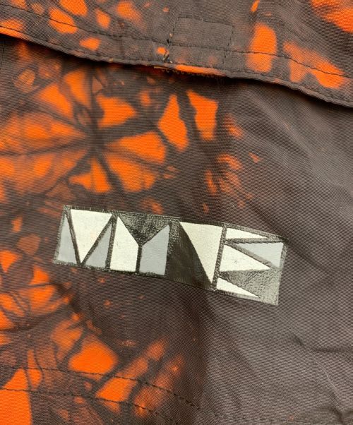 myne（マイン）myne (マイン) ナイロンブルゾン ブラック×オレンジ サイズ:Mの古着・服飾アイテム