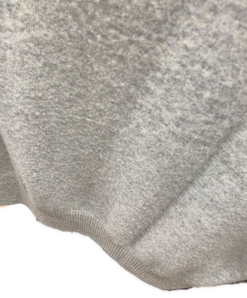 ebure（エブール）ebure (エブール) カシミヤニット ライトグレー サイズ:SIZE FREEの古着・服飾アイテム