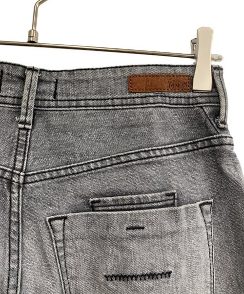 YANUK（ヤヌーク）YANUK (ヤヌーク) ハイウエストデニムパンツ ブラック サイズ:26の古着・服飾アイテム