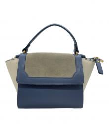 Gianni Notaro（ジャンニ ノターロ）の古着「ショルダーバッグ」｜アイボリー×ラベンダー