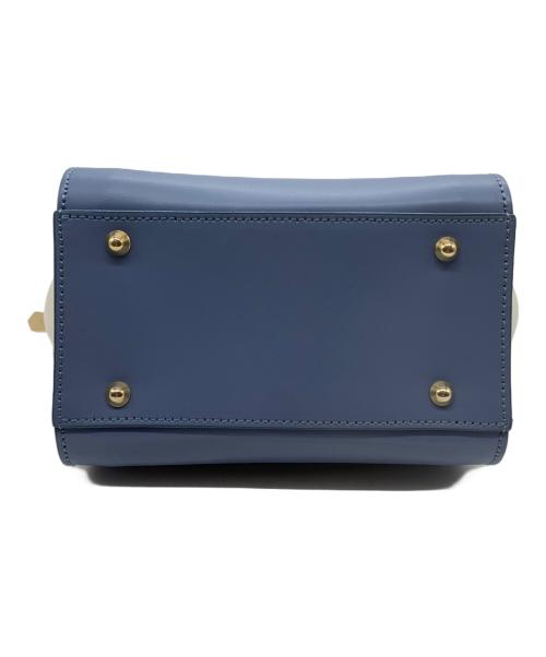 Gianni Notaro（ジャンニ ノターロ）Gianni Notaro (ジャンニ ノターロ) ショルダーバッグ アイボリー×ラベンダーの古着・服飾アイテム