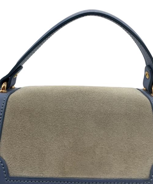 Gianni Notaro（ジャンニ ノターロ）Gianni Notaro (ジャンニ ノターロ) ショルダーバッグ アイボリー×ラベンダーの古着・服飾アイテム