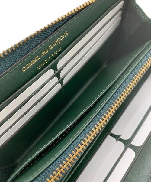 COMME des GARCONS（コムデギャルソン）COMME des GARCONS (コムデギャルソン) 長財布 グリーンの古着・服飾アイテム