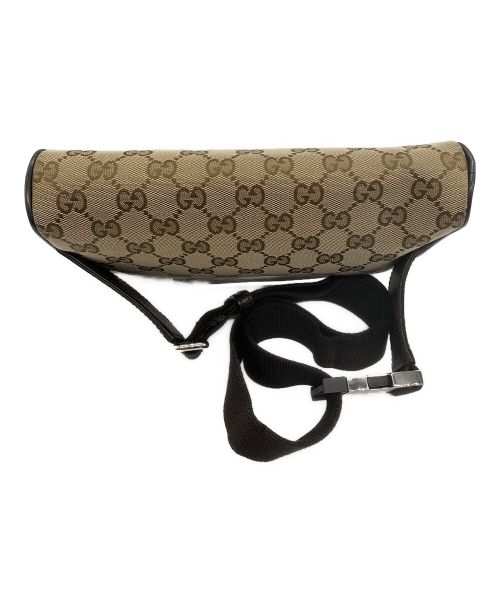 GUCCI（グッチ）GUCCI (グッチ) ウエストバッグ ベージュ×ブラウンの古着・服飾アイテム