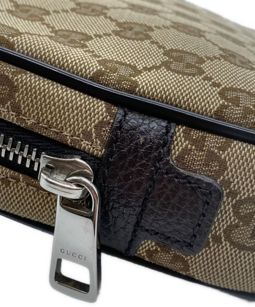 GUCCI（グッチ）GUCCI (グッチ) ウエストバッグ ベージュ×ブラウンの古着・服飾アイテム