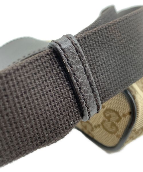 GUCCI（グッチ）GUCCI (グッチ) ウエストバッグ ベージュ×ブラウンの古着・服飾アイテム