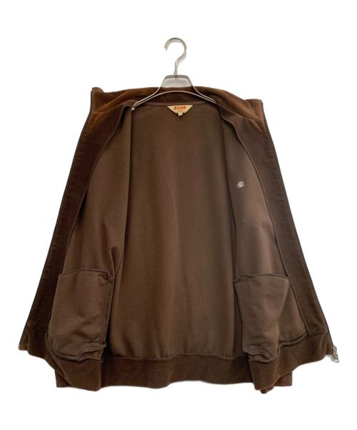 BARACUTA（バラクータ）BARACUTA (バラクータ) ジップジャケット ブラウン サイズ:LLの古着・服飾アイテム