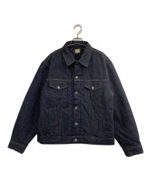 YANUK（ヤヌーク）の古着「デニムダウンジャケット」｜インディゴ