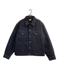 中古・古着通販】KYOU (キョウ) デニムジップジャケット ネイビー