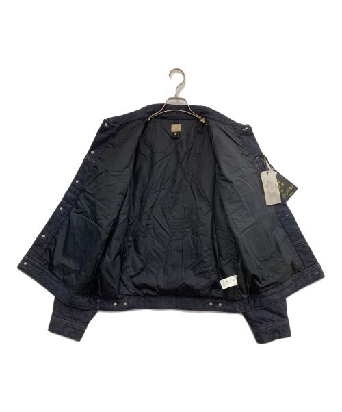 YANUK（ヤヌーク）YANUK (ヤヌーク) デニムダウンジャケット インディゴ サイズ:Mの古着・服飾アイテム