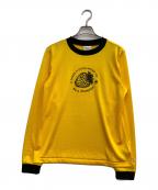 Champion×Danielle Guizioチャンピオン×）の古着「長袖メッシュカットソー」｜イエロー