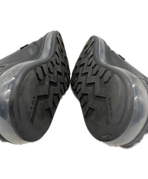 PRADA（プラダ）PRADA (プラダ) エアソールウィングチップシューズ ブラック サイズ:8の古着・服飾アイテム