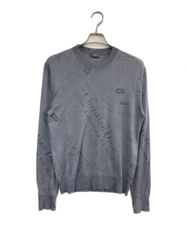 中古・古着通販】Dior (ディオール) ニット グレー サイズ:S｜ブランド