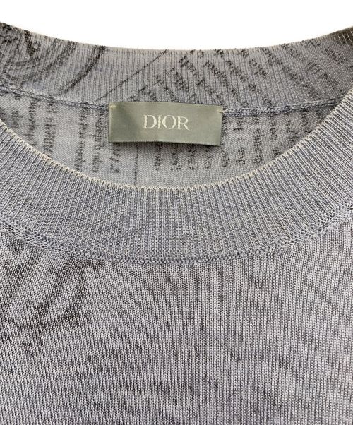 Dior（ディオール）Dior (ディオール) ニット グレー サイズ:Sの古着・服飾アイテム
