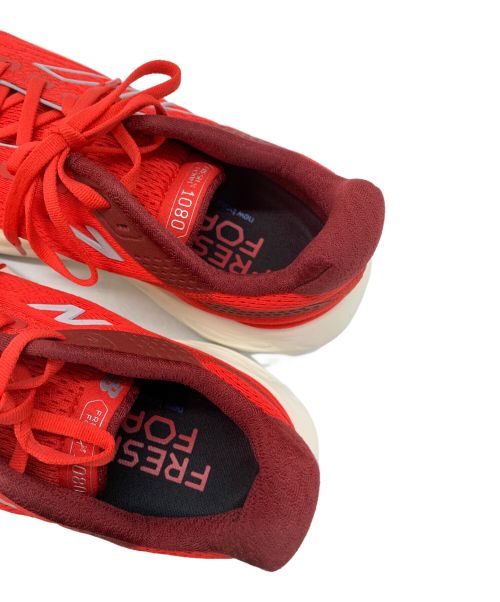 NEW BALANCE（ニューバランス）NEW BALANCE (ニューバランス) Fresh Foam X　1080 レッド サイズ:27の古着・服飾アイテム