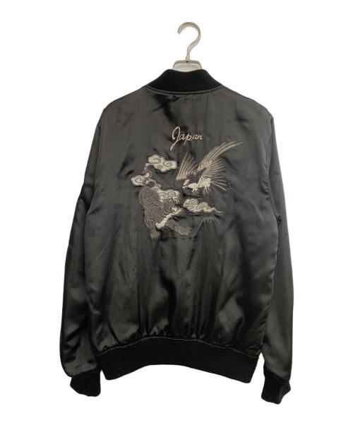 雅結（ミヤビムスビ）雅結 (ミヤビムスビ) リバーシブルスカジャン ブラック サイズ:Mの古着・服飾アイテム