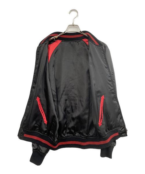 雅結（ミヤビムスビ）雅結 (ミヤビムスビ) リバーシブルスカジャン ブラック サイズ:Mの古着・服飾アイテム