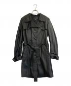 VERA PELLEベラペレ）の古着「レザーコート」｜ブラック