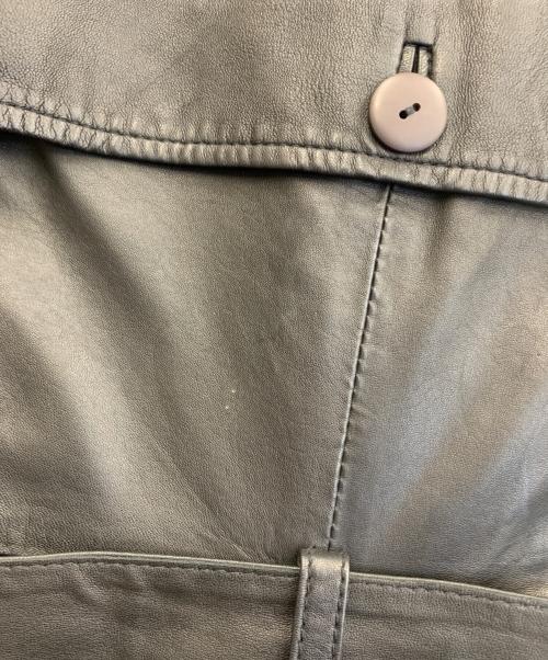 VERA PELLE（ベラペレ）VERA PELLE (ベラペレ) レザーコート ブラック サイズ:40の古着・服飾アイテム