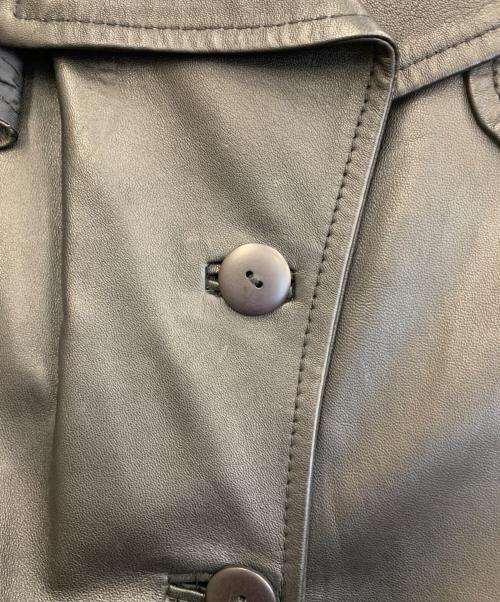 VERA PELLE（ベラペレ）VERA PELLE (ベラペレ) レザーコート ブラック サイズ:40の古着・服飾アイテム