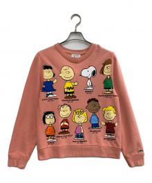 LACOSTE×PEANUTS（ラコステ×ピーナッツ）の古着「クルーネックスウェット」｜ピンク